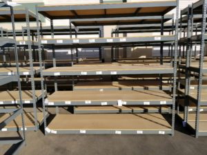 Clearance Used Metal Boltless Shelving