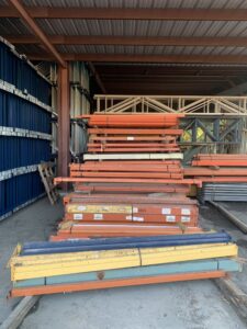 used pallet rack beams