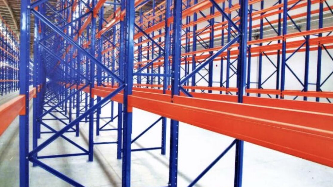 used selective roll form pallet racking