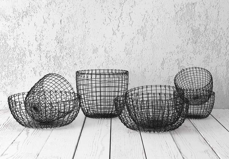 heavy duty industrial wire baskets material handling img