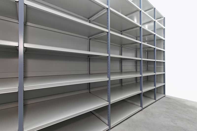 industrial shelving warehouse with quality shelving image
