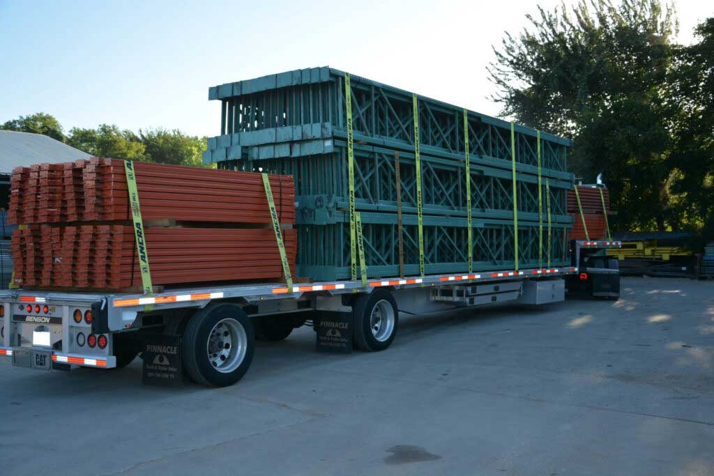 used pallet racking truck